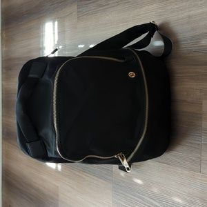 Lululemon black/gold backpack